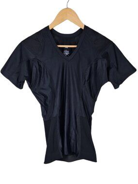 AlignMed Posture Shirt Women's L Black Pullover Compression Back Pain Relief